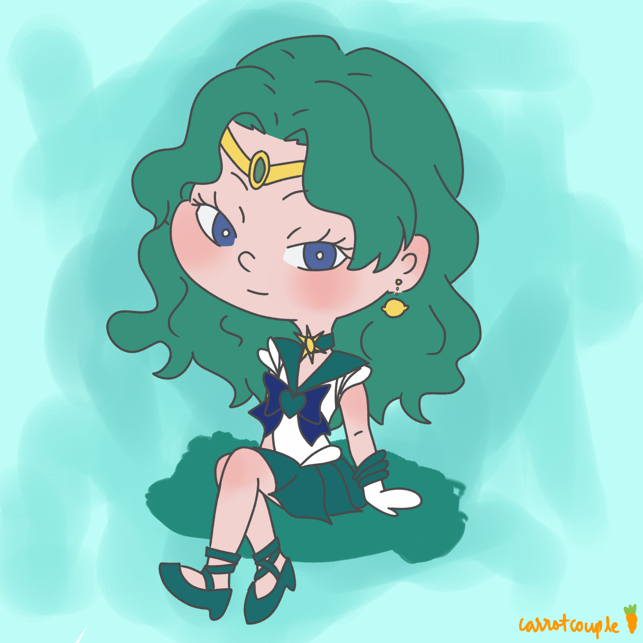Carrotcouple winter desu Commissioned Me To Draw A Chibi Sailor 