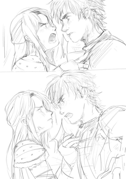 a-l-ias: astridthevalkyrie: seowooh: Rough sketch HOLY S H I T THIS IS AMAZING AHHHHH! This is so go