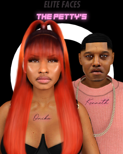 MEET THE PETTY’S- Comes with 3 Nicki skins - Realistic tattoo is included- Every swatch comes with i