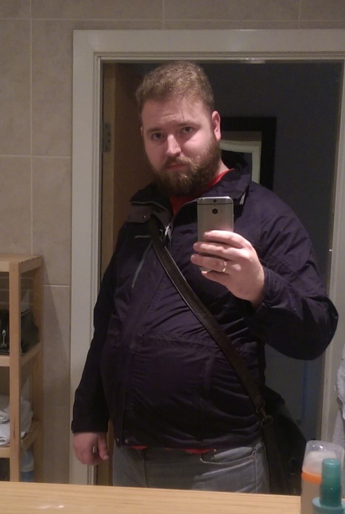 bloateduk:  My coat was under a bit of stress today. 