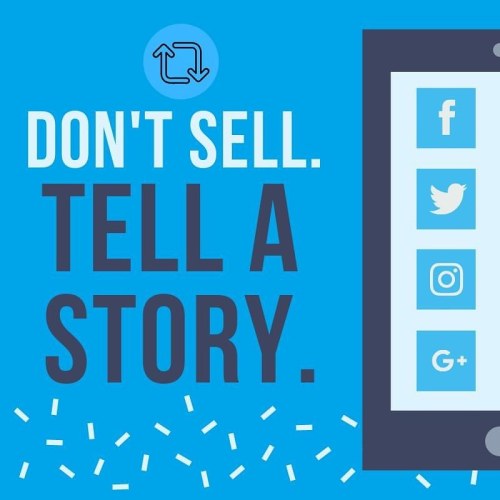 If you think about it, social media is about storytelling. It allows brands to showcase the human si