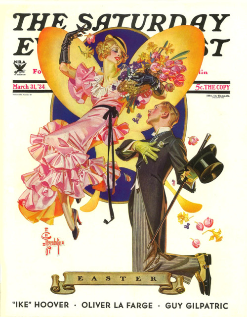 jcleyendecker: leyendeckers:J.C. Leyendecker’s “Easter” circa 1930, 1925, 193