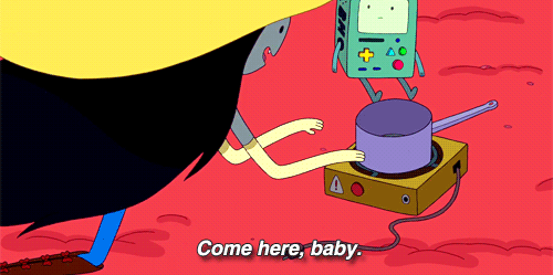 avas-poltergeist:vladmasters:where the fuck did the other prong gowho cares, Marceline calls BMO bab