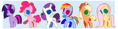 colorful-horses:little pony