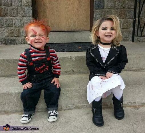 Chucky and his bride halloween costumes