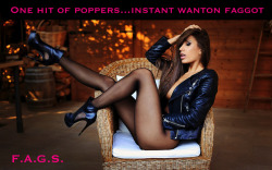 faggotryngendersissification:  One hit of poppers…instant wanton faggotF.A.G.S.