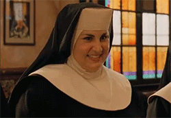 webuiltthepyramids:  Sister Act Characters: Sister Mary Patrick (Kathy Najimy)  &ldquo;My mother used to say ‘that girl is pure sunshine.  She’ll either grow up to be a nun or a stewardess.’ Coffee?” 