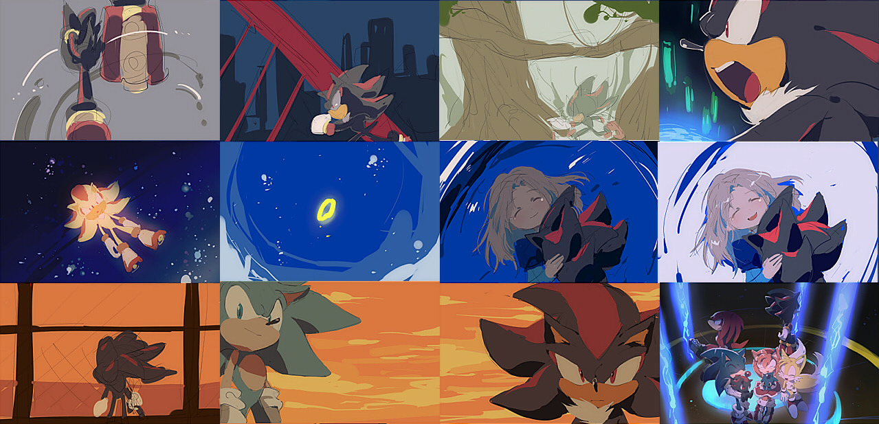 aoki6311:  まどか☆マギカのOPをシャドウとマリアメインで描いてみたものw