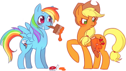 paranoid-twilight:  I drew the apple hoofbeast