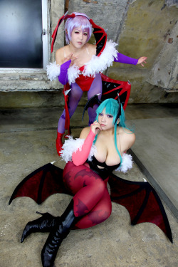 Darkstalkers - Morrigan &amp; Lilith (Chouzuki Maryou&amp;suzuka itsuki) 1-17