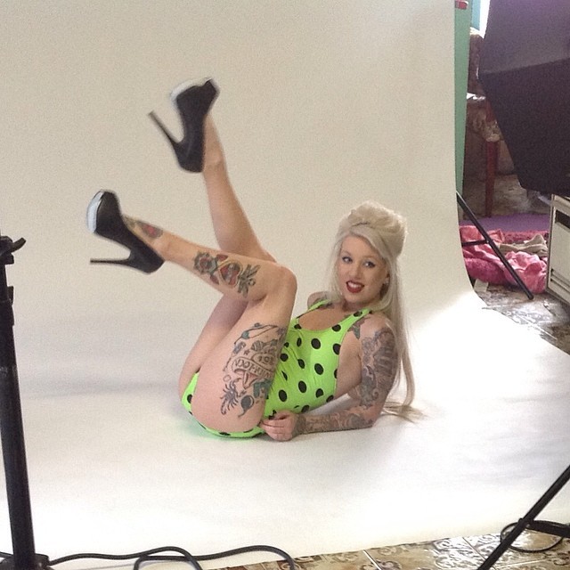 samiilamorte:  Shooting with @jazzxp today, thanks again for a fun day!! #inkedgirls