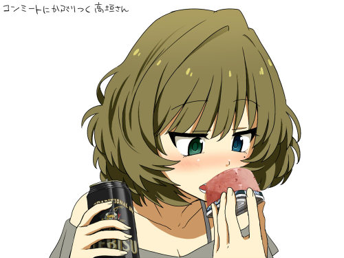 judicejune:  高垣さんと食に関する7枚のまとめ | りふぁ [pixiv]  