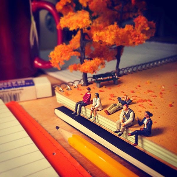 asylum-art:   Funny Photos Capture Tiny Moments of Agency Life in Miniature by Derrick