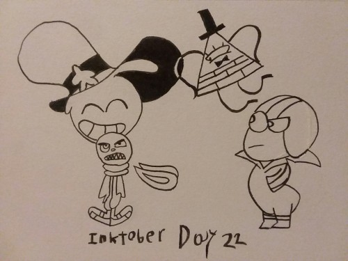Inktober Day 22 Crossover