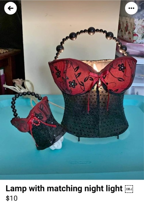 shiftythrifting:  Sexy lamp spotted on my local FB Marketplace