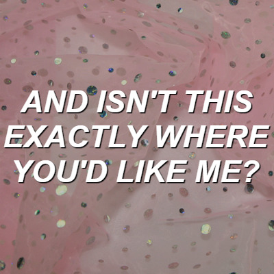 aestheticslyrics:but it’s better if you do // panic! at the disco