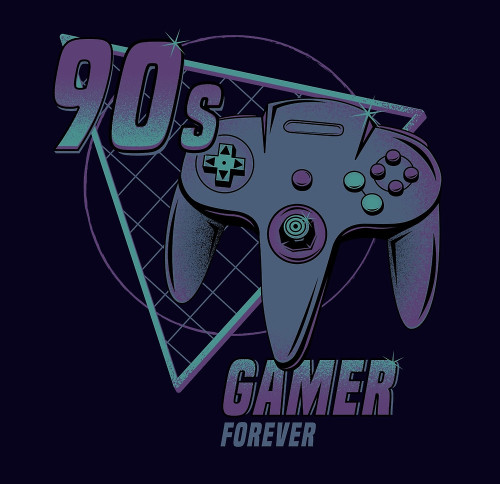 Gamer Forever - Created by David CanoDesigns available for sale at his RedBubble Shop.