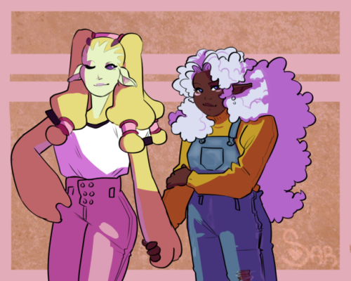 clayaffinity: happy lesbian day of visibility!!!they