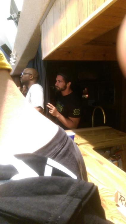 perversionsofjustice:  sethrollinsfans:  Another photo from PWG last night(x)  He looks like somebody put him in time out