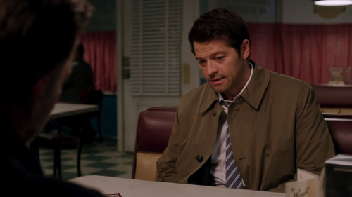 billiewena:[ID: screenshots from spn 12x10: castiel says, “kept your vessels all this time, I’m impr