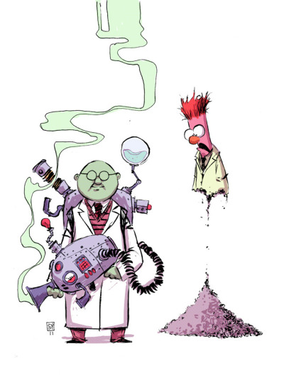 browsethestacks:Bunson And BeakerArt by Skottie Young