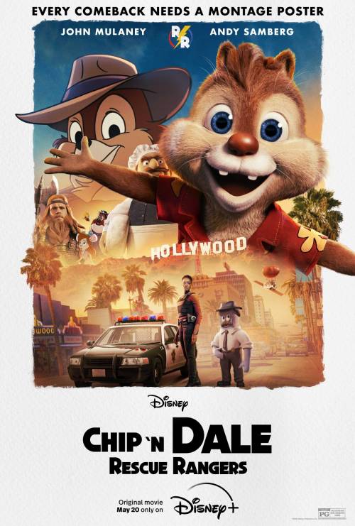 disneytva:It wouldn’t be a comeback without a couple shiny new MOVIE POSTERS*Dale Asked*Chip ‘n’ D