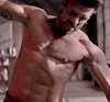 broodingmuscle:hunnam:Frank Grilloas Roy Pulver in Boss Level (2021)God-tier Dad