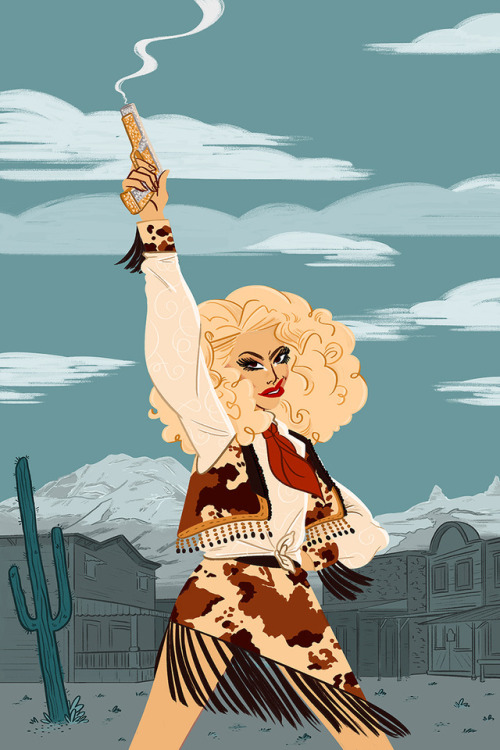 Really excited about the return of RPDR tonight so here’s Alyssa Edwards as Annie Oakley from my abs