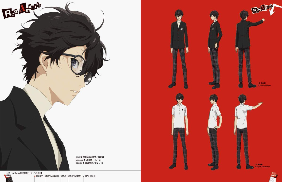 Nintendo Cafe — Persona 5: the Animation - The Artworks book |...