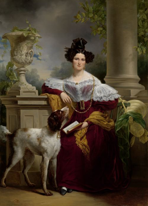 Portrait of Alida Christina Assink, by Jan Adam Kruseman, Rijksmuseum, Amsterdam.