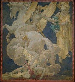 songesoleil:  Perseus on Pegasus Slaying