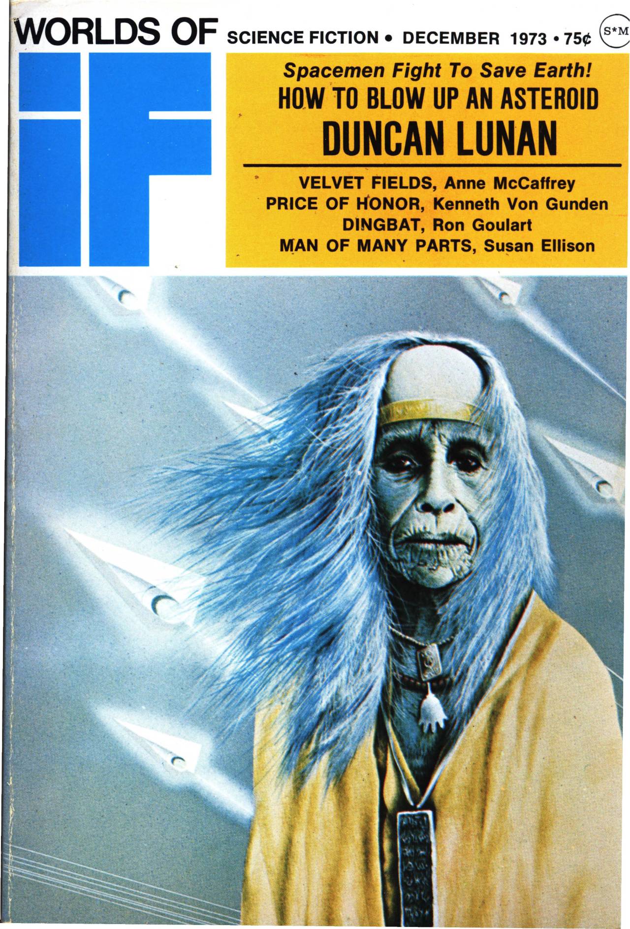 scificovers:  If vol 22 no 2, November-December 1973. Cover by Brian Boyle Studio