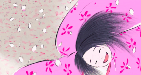 jenniepanhan:  “Please! Let me stay a little longer! Just a little longer, to feel the joy of living in this place!” The Tale of Princess Kaguya (dir. Isao Takahata, 2013)