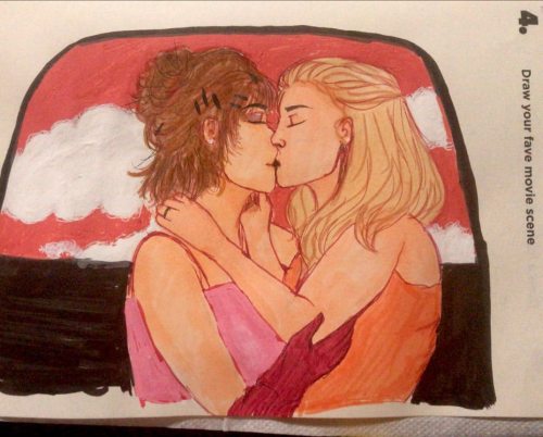 ALREADY FALLING BEHIND LMAOOO anyhow; day four: draw your fave movie scene (but i’m a cheerlea