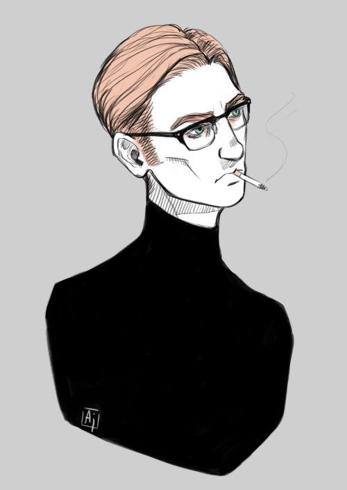 first-disorder:Hux and Ren with glasses bc why not.