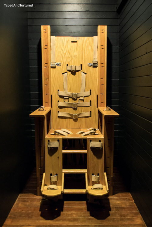 tapedandtortured: I’ve had a few people ask about the playroom - and am happy to show it.  There are 2 rooms, actually, and a walk-in closet that holds a large oak bondage chair.  The pictures above show the upper playroom and closet (wood floors)…