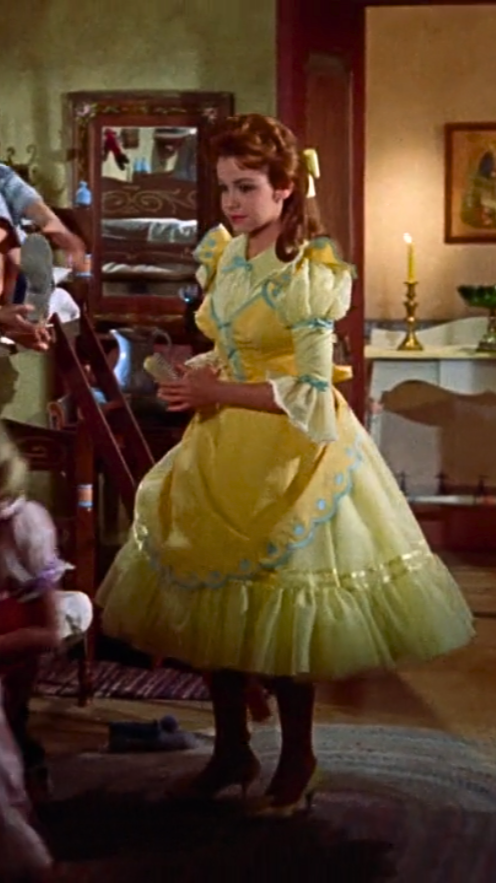 Mary Quite Contrary (Annette Funicello) Yellow Dress.. Babes In Toyland (1961).. Costume By Bill Thomas.