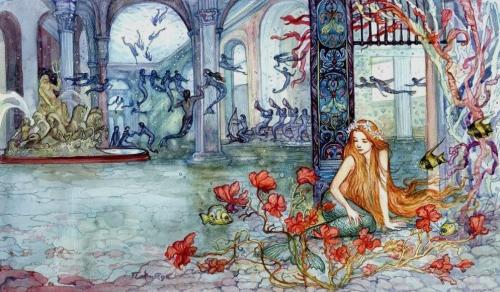 ignissannat:  “The little Mermaid” illustrations by Nonna Aleshina