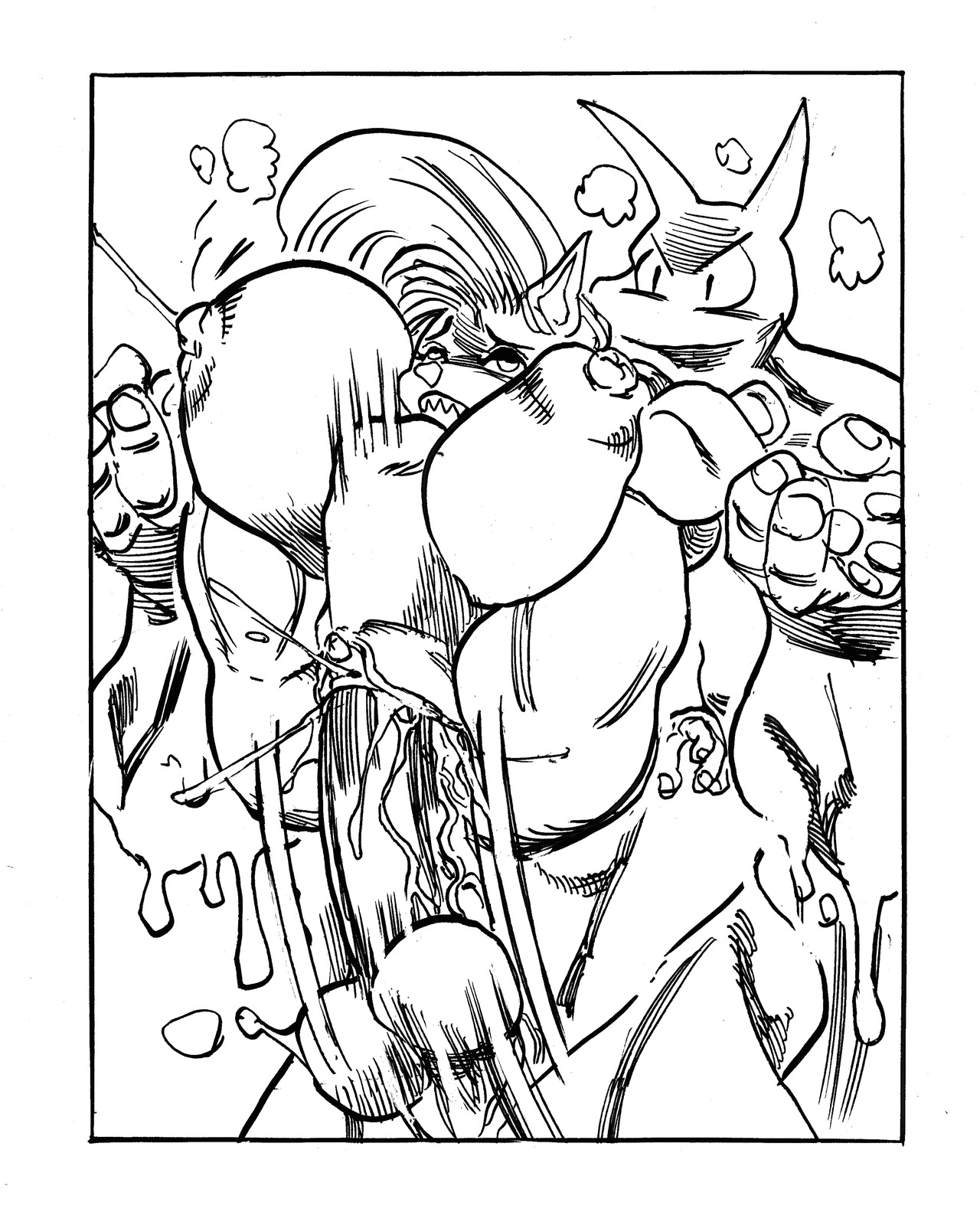 dai-goudadunn:     Some Furry Porn I was Commissioned to do.  &lt; |D’‘‘‘