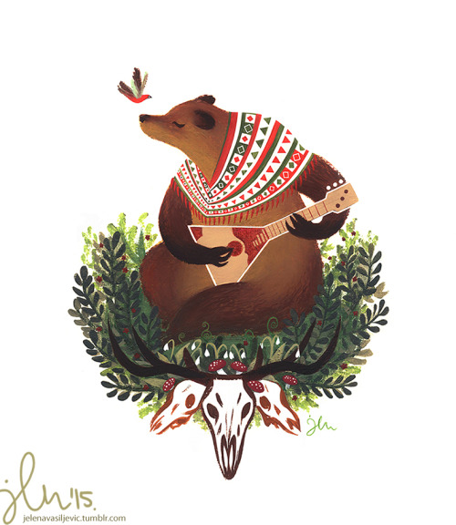 Here’s Balalaika! - Kamchatka brown bearMy latest painting for upcoming Bears - in honor of sp