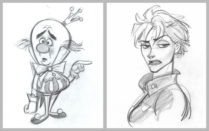 1981robotoy:  Wreck it Ralph concept art. Character concept inspiration. Courtesy