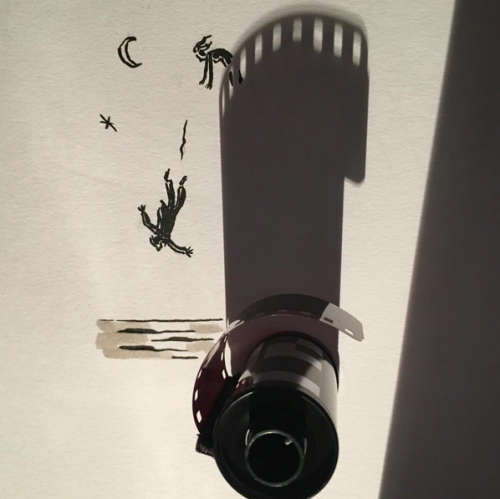 rockabillytendencies: lustik: Shadow Doodles by Vincent Bal. Etsy Shop. Holy shit You got me fucked 