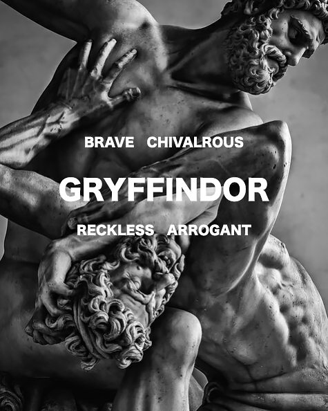 i-solemnly-sweariamuptonogood:  victorkrvm:  Hogwarts Houses + Strengths and Weaknesses   Not all Gryffindors are good, and not all Slytherins are bad.