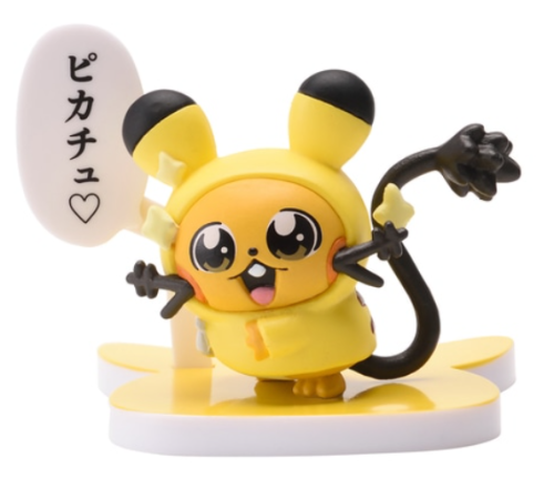 Pokemon “Pika Chuzu” GotchaponFigures are part of a collaboration with the artiest Bkub Okawa known 