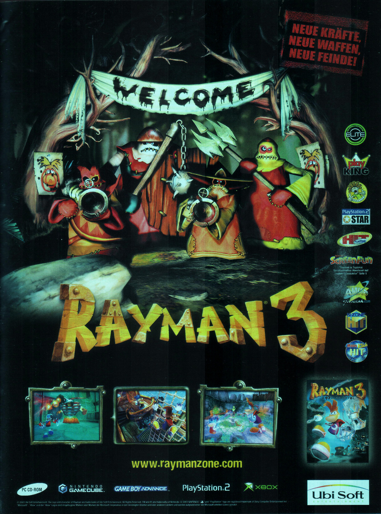 Rayman 3: Hoodlum Havoc para Playstation 2 (2003)