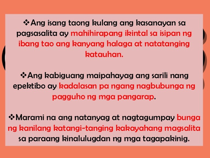 Kahulugan Kahalagahan Ng Pagsasalita  nasaan kahalagahan