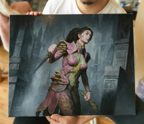 Assassin Token Art Director: Dawn Murin Oil on canvas! 40*50cmAuction ends Sunday, April 2