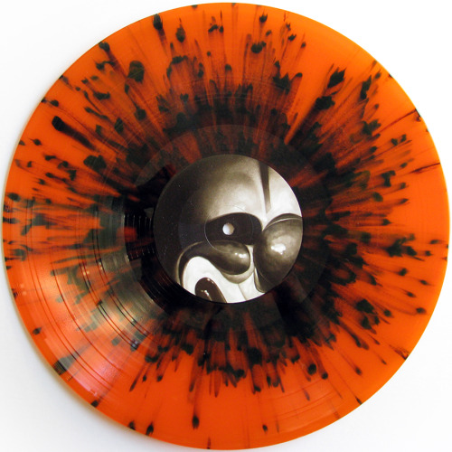 stevesrecords:  John Carpenter ‎– Halloween  Mondo, 2013  **Edition of 1,000 copies with alternate artwork on orange translucent vinyl with black splatter. See the original artwork here.