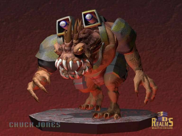 duke3dmaps:  Various Chuck Jones Renders for Duke Nukem 3D Part 2 