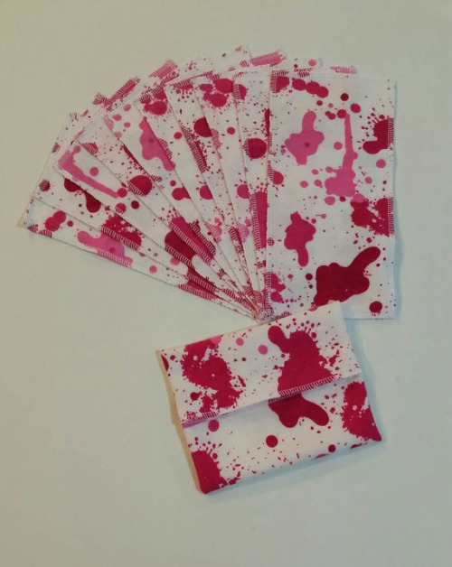 Set of 10 Reusable Cloth Tissues, Facial Wipesfrom ClothJunkiesI know this isn’t a cloth pad, 